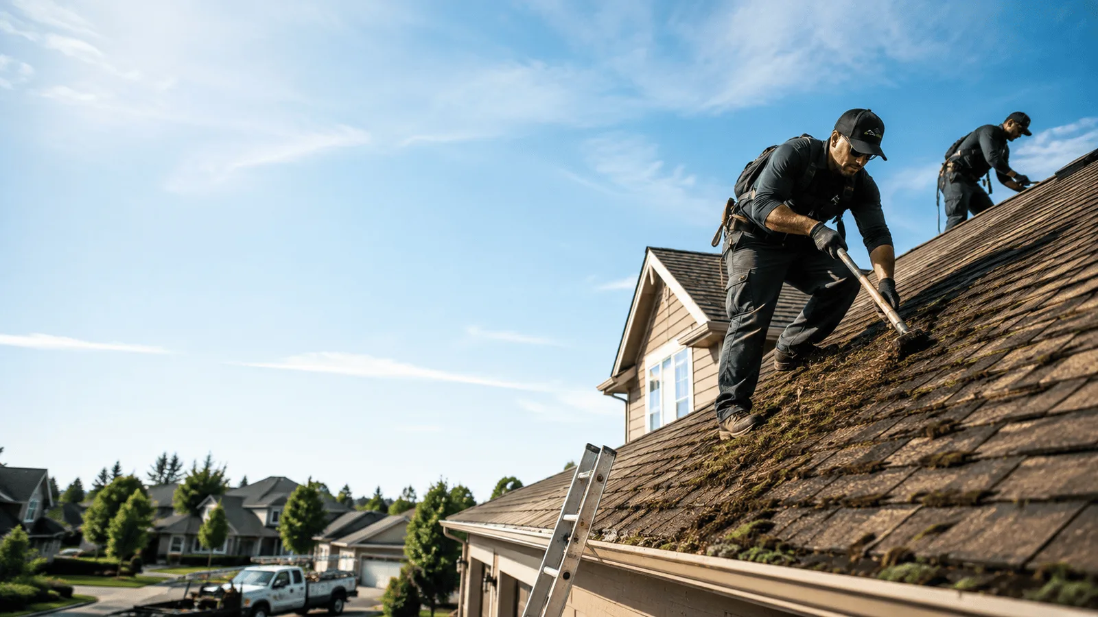 Roof Moss Removal in Elizabeth, CO near me